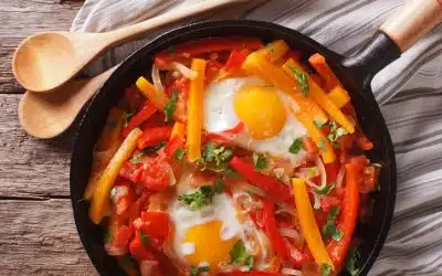 Recept: „Piperade Basque“: een vrolijk gekleurde omelet uit Frans-Baskenland